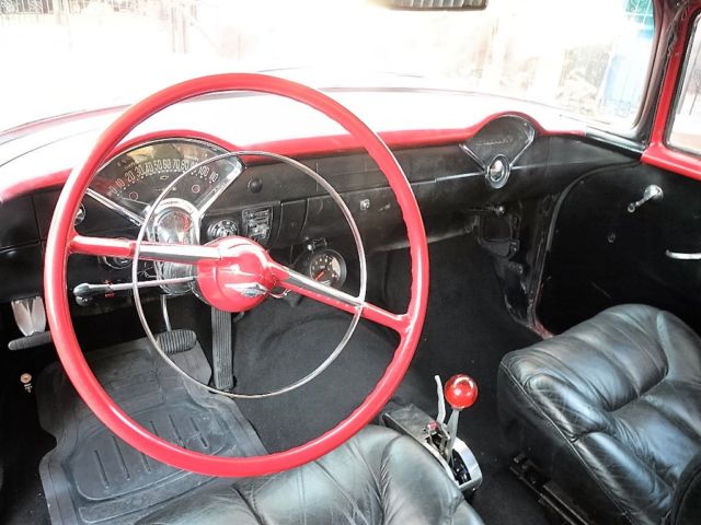 1956 Red Chevrolet Bel Air/150/210 Coupe