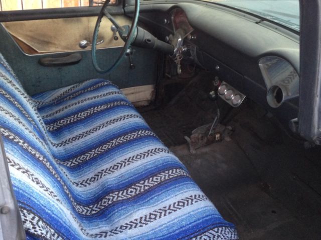 1956 Gray Chevrolet Bel Air/150/210 Sedan