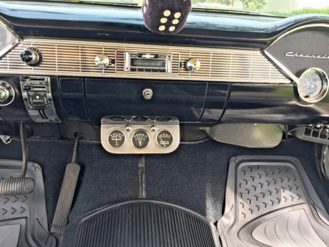 1956 Black/White Chevrolet Bel Air/150/210 Coupe