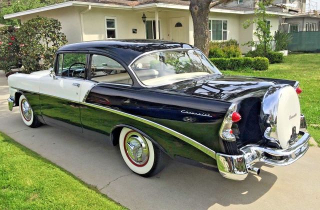 1956 Black/White Chevrolet Bel Air/150/210 Coupe