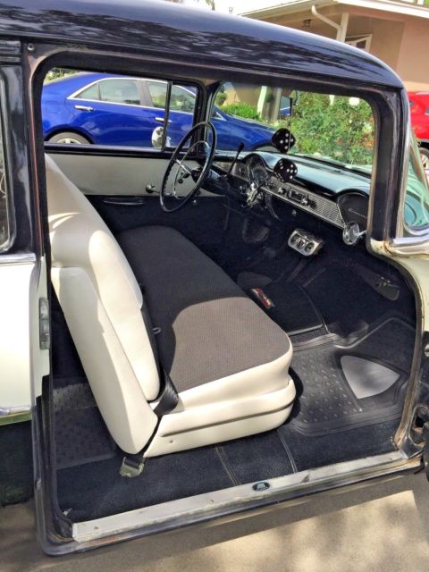 1956 Black/White Chevrolet Bel Air/150/210 Coupe