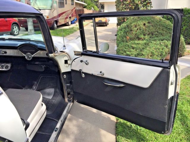 1956 Black/White Chevrolet Bel Air/150/210 Coupe