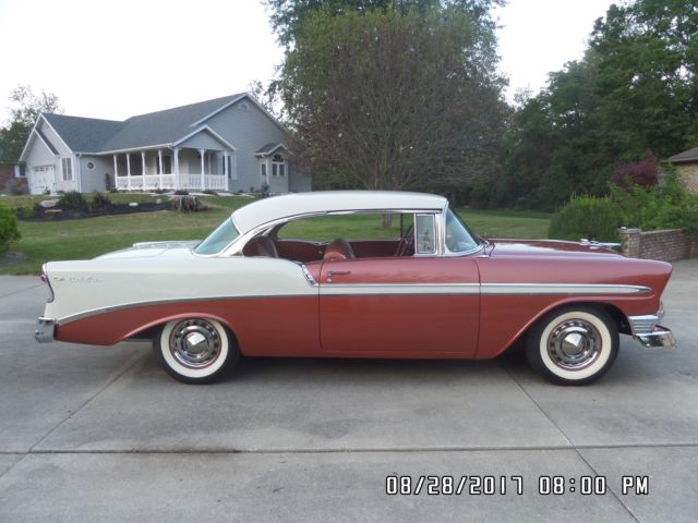 1956 Gold Chevrolet Bel Air/150/210 Coupe