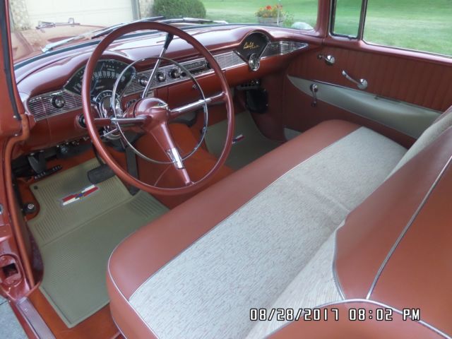 1956 Gold Chevrolet Bel Air/150/210 Coupe