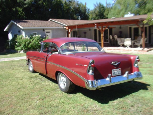 1956 Red Chevrolet Bel Air/150/210 Coupe