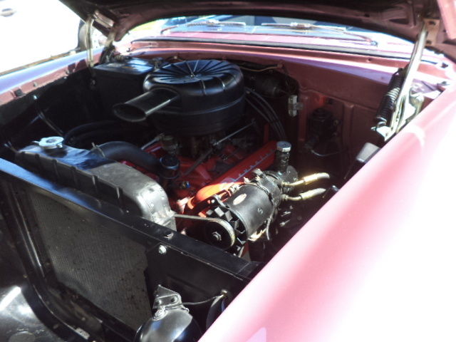 1956 DUSK PLUM/INDIA IVORY Chevrolet Bel Air/150/210 Convertible