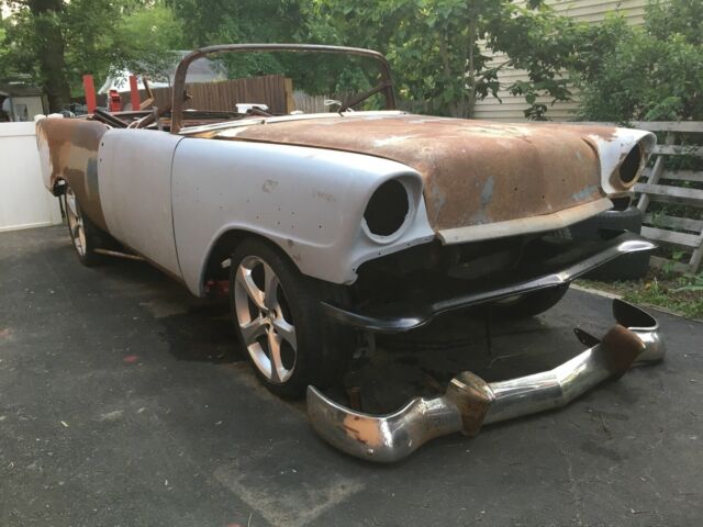 1956 Blue Chevrolet Bel Air/150/210 Convertible