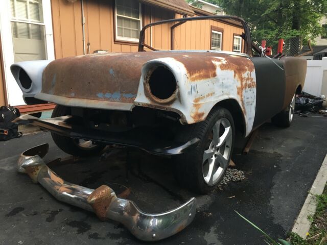 1956 Blue Chevrolet Bel Air/150/210 Convertible