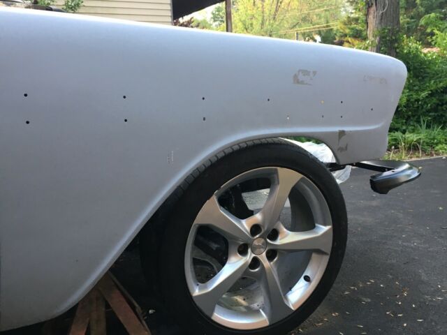 1956 Blue Chevrolet Bel Air/150/210 Convertible