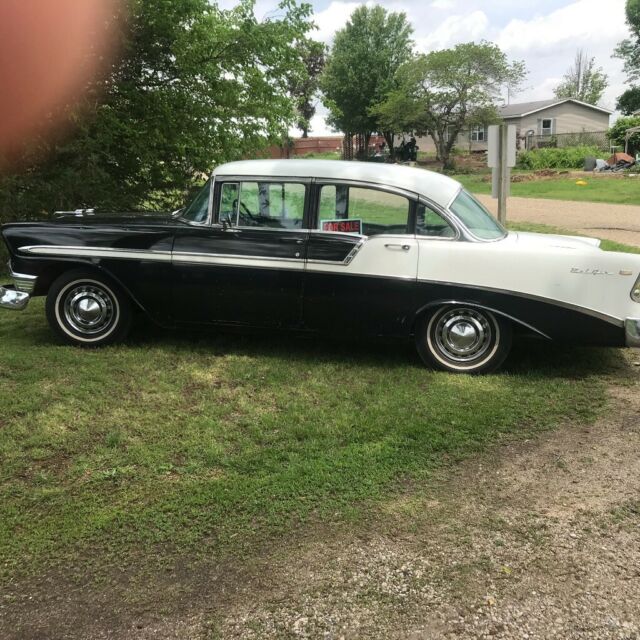 1956 687A onyx black Chevrolet Bel Air/150/210 Sedan