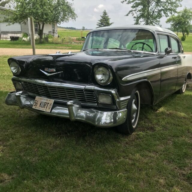 1956 687A onyx black Chevrolet Bel Air/150/210 Sedan