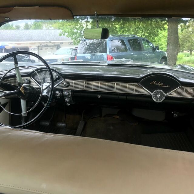 1956 687A onyx black Chevrolet Bel Air/150/210 Sedan