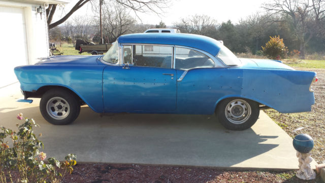 1956 Blue Chevrolet Bel Air/150/210 Coupe