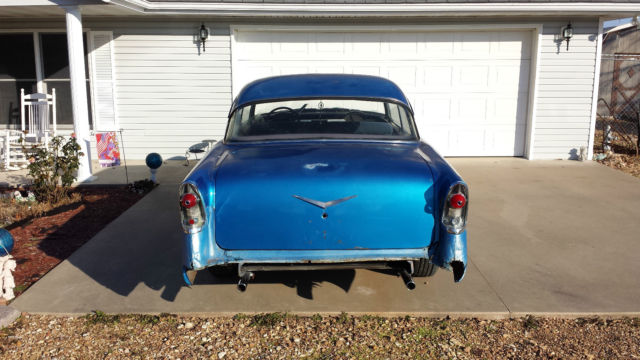 1956 Blue Chevrolet Bel Air/150/210 Coupe