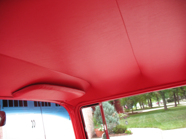 1956 Red/White Chevrolet Bel Air/150/210 Sedan