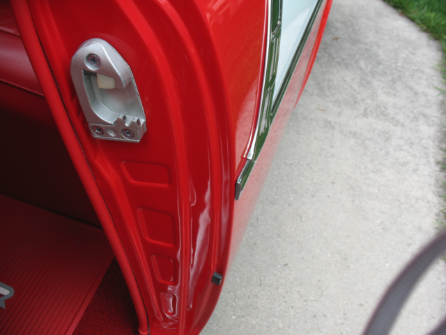 1956 Red/White Chevrolet Bel Air/150/210 Sedan