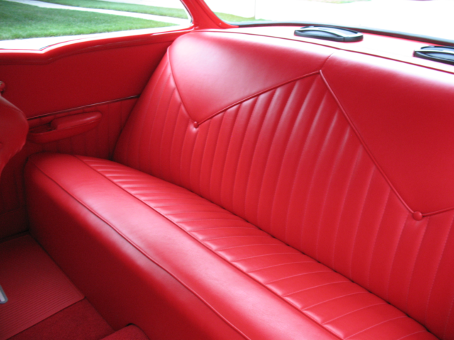 1956 Red/White Chevrolet Bel Air/150/210 Sedan