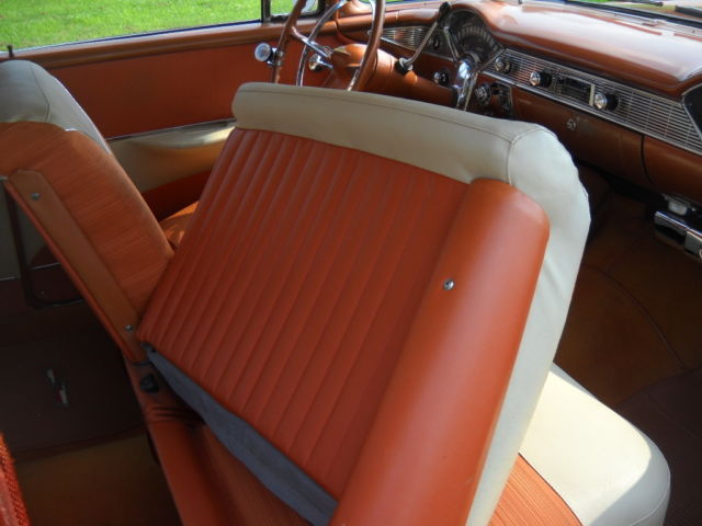 1956 Sierra Gold/Adobe Beige Chevrolet Bel Air/150/210 2 Door Sedan