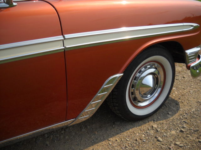 1956 Sierra Gold/Adobe Beige Chevrolet Bel Air/150/210 2 Door Sedan