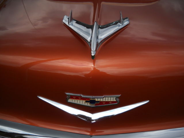 1956 Sierra Gold/Adobe Beige Chevrolet Bel Air/150/210 2 Door Sedan