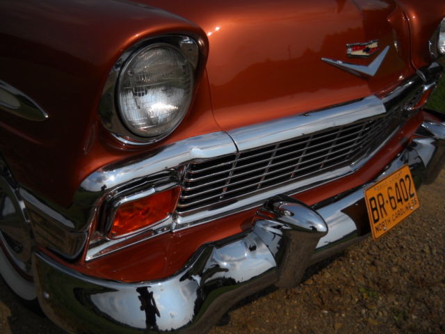 1956 Sierra Gold/Adobe Beige Chevrolet Bel Air/150/210 2 Door Sedan