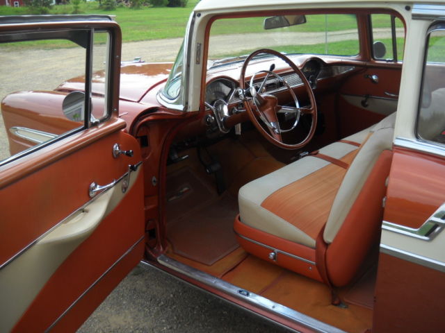 1956 Sierra Gold/Adobe Beige Chevrolet Bel Air/150/210 2 Door Sedan