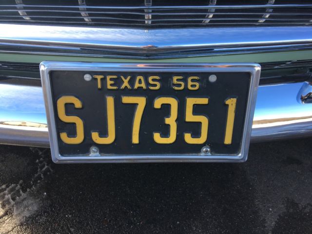 1956 Black Chevrolet Bel Air/150/210 Sedan