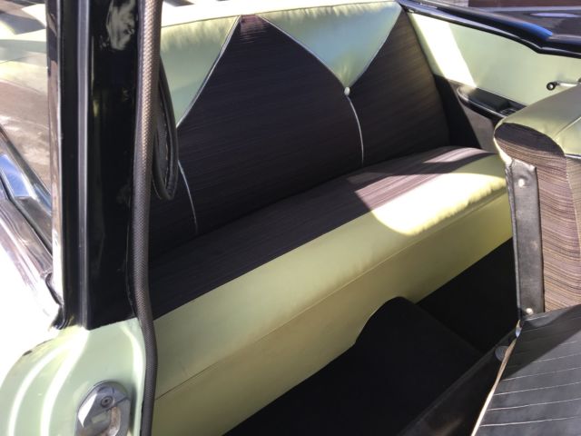 1956 Black Chevrolet Bel Air/150/210 Sedan