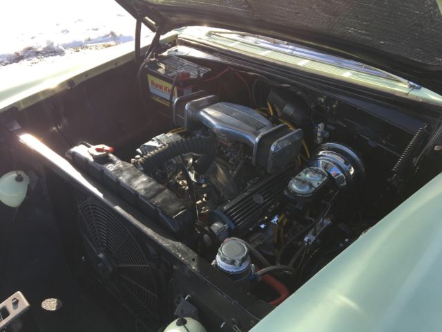 1956 Black Chevrolet Bel Air/150/210 Sedan