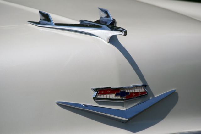 1956 Diamond Pearl White 3 Stage Chevrolet Bel Air/150/210 2 Door Sedan