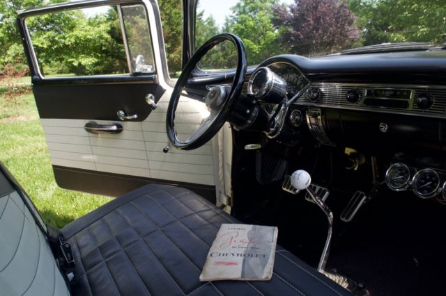 1956 Diamond Pearl White 3 Stage Chevrolet Bel Air/150/210 2 Door Sedan