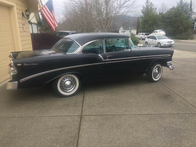 1956 Black Chevrolet Bel Air/150/210 Coupe
