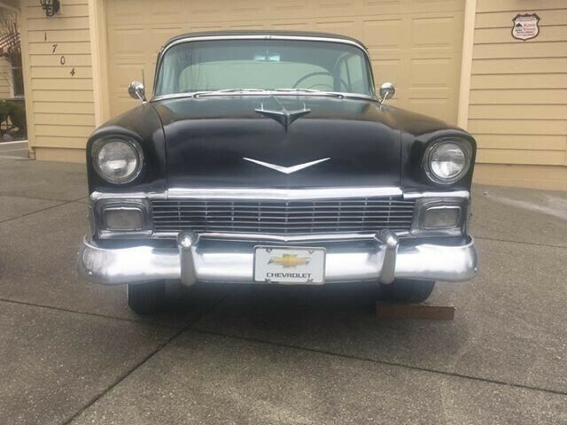 1956 Black Chevrolet Bel Air/150/210 Coupe