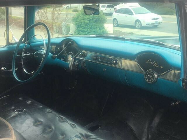 1956 Black Chevrolet Bel Air/150/210 Coupe