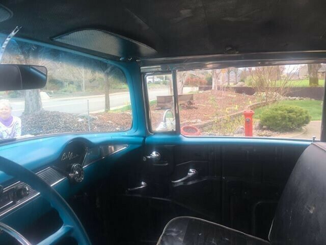 1956 Black Chevrolet Bel Air/150/210 Coupe