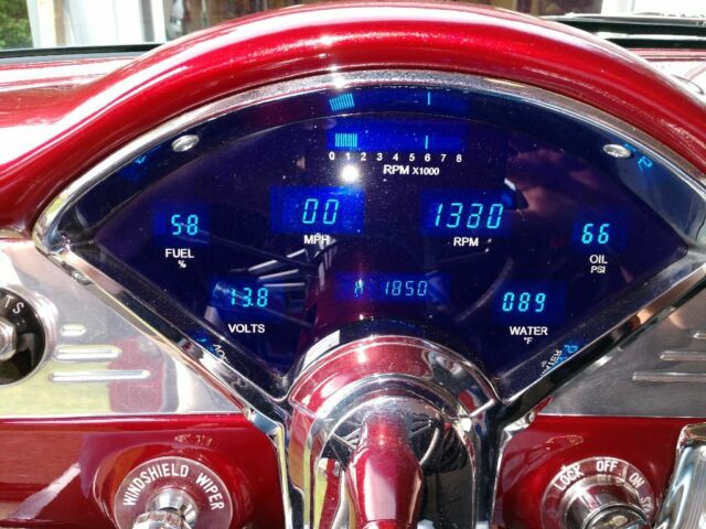 1956 Fire Metallic  Red Chevrolet Bel Air/150/210 Coupe