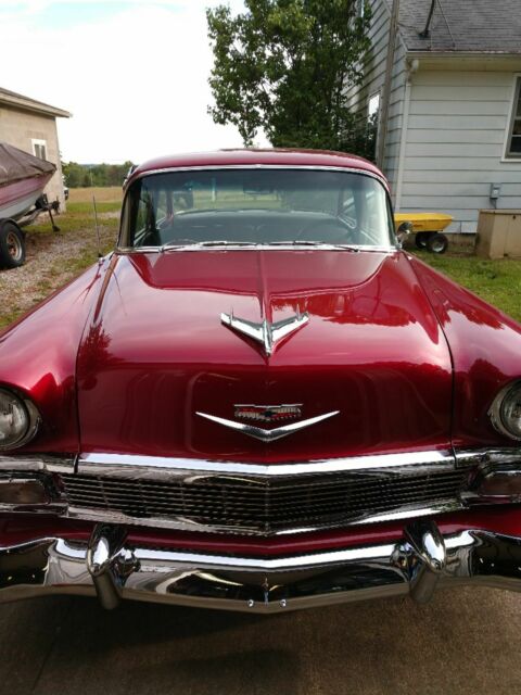 1956 Fire Metallic  Red Chevrolet Bel Air/150/210 Coupe
