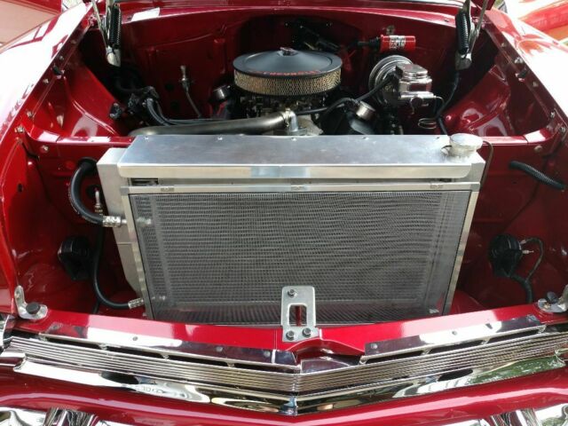 1956 Fire Metallic  Red Chevrolet Bel Air/150/210 Coupe