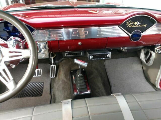 1956 Fire Metallic  Red Chevrolet Bel Air/150/210 Coupe