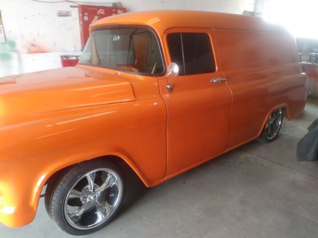 1956 Orange Chevrolet Other Pickups panel