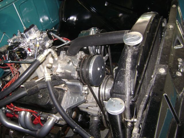 1956 aqua blue Chevrolet pick up Pickup