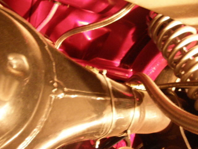 1956 Red and White Pearl Metallic Chevrolet Bel Air/150/210 Sedan