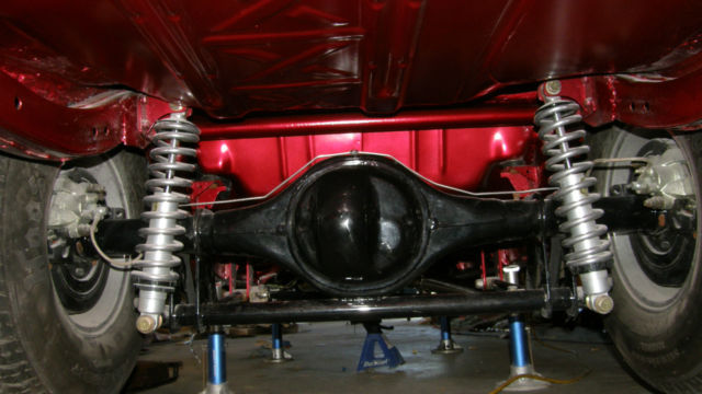 1956 Red and White Pearl Metallic Chevrolet Bel Air/150/210 Sedan