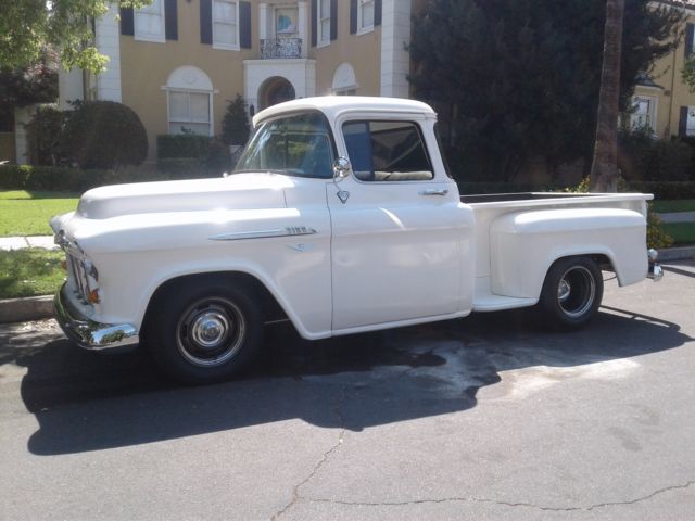 1956 White Chevrolet Other Pickups Deluxe Cab Truck