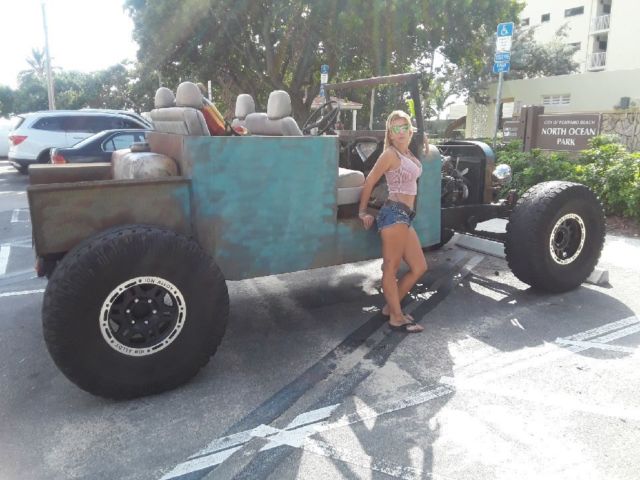1956 Blue Chevrolet Turbo Diesel Rat Rod Custom