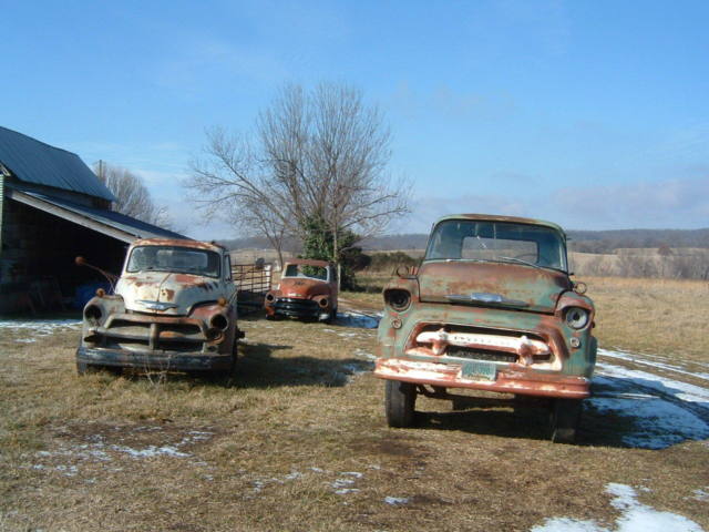 1956 green Chevrolet Other COE snubnose truck