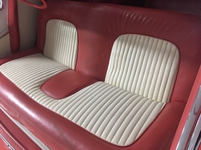 1956 Red Ford Thunderbird Convertible