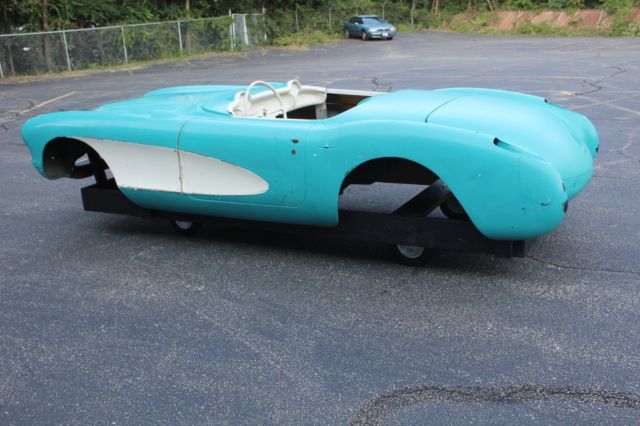 1956 Blue Chevrolet Corvette Convertible