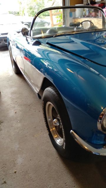 1956 Blue Chevrolet Corvette Cab & Chassis