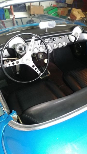 1956 Blue Chevrolet Corvette Cab & Chassis